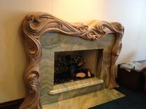 Hand Carved Fire Surround/Mantle 1 small