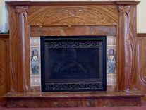 Art Nouveau Fire Surround 1 small