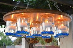 Mason Jar Chandelier 1 small