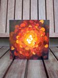 Marigold Fine Art Print - 5x5 Mounted Print On Wood Panel 1 small