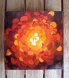 Marigold Fine Art Print - 5x5 Mounted Print On Wood Panel 2 small