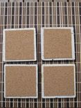 Coasters Handmade Sun Design With Original Artwork-Set Of 4 Orange Yellow Blue 3 small
