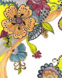 Flowers Spring Floral-Ink And Acrylic Art Print 8.5"X11" 1 small