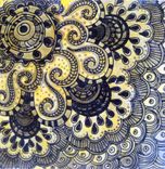 Decorative Stone Tile-6"X6" Handmade Black Grey Yellow 5 small