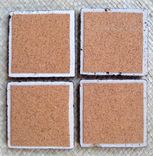 Coasters Handmade Sun Design With Original Artwork-Set Of 4 Orange Yellow Blue 3 small