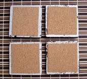 Black And White Coasters Ethnic Design Handmade With Original Artwork-Set Of 4 Black White Grey 3 small