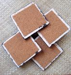 Coasters Black And Gold Travertine Tile Handmade-Set Of 4 Black Gold 3 small