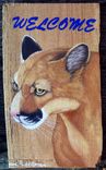 Rustic Wood Wildlife Welcome Boards Painted To Order 1 small