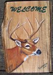 Rustic Wood Wildlife Welcome Boards Painted To Order 6 small