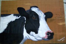 Rustic Wood Farm Animal  Welcome Boards Painted To Order 5 small