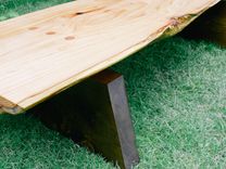 Alaska Cedar Slab Coffee Table 2 small