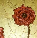 Print With Matte Of Gold Rose Painting Sale 22% Off 2 small