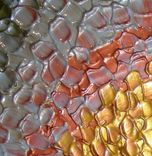 8x10 Print With Matte Of Original Modern Abstract Gold Red Poppies Painting - Sunrise Poppy 3 small