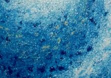 Abstract Painting, Original Painting, Blue White Textured Palette Knife Art, Impasto Storm - 24x48 1 small