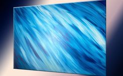 Blue Painting By Laffertyart - Original Abstract Art Sale 22% Off 3 small