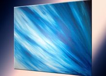 Original Painting By Laffertyart - Blue Abstract Sale 22% Off 1 small