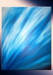 Original Painting By Laffertyart - Blue Abstract Sale 22% Off 2 small