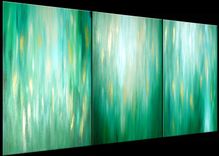 Original Green Abstract Painting, Large Green Original Painting Lafferty - 36x72, Sale 22% Off 4 small