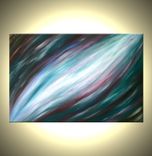 Contemporary Fine Art, Abstract Blue Teal Painting, Original Modern Art, Acrylic On Canvas 5 small