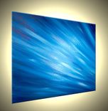 Abstract Original Blue Media Painting By Lafferty Sale 22% Off 1 small