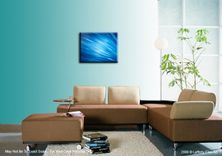 Abstract Original Blue Media Painting By Lafferty Sale 22% Off 4 small