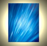 Abstract Original Blue Media Painting By Lafferty Sale 22% Off 5 small