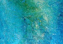 Blue White Original Painting, Abstract Palette Knife Art, Impasto Storm Hurricane, Heavy Texture 2 small