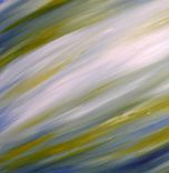 Abstract Blue Green Painting, Original Modern Art, Contemporary Fine Art, Acrylic On Canvas 4 small