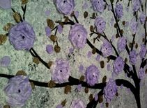 Abstract Floral Tree Painting Contemporary Impasto Art Xlarge Original Gallery Wrap Canvas 1 small