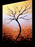 Contemporary Impasto Abstract Floral Tree Painting, Xlarge Original Gallery Wrap Canvas Art 4 small