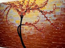 Xlarge Original Acrylic 4ft X 2ft Gallery Wrap Canvas Contemporary Impasto Abstract Floral Painting 5 small