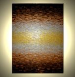 Metallic Art, Original Abstract Painting, Modern Palette Knife Painting, 48x36, Lafferty 5 small