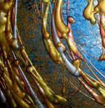 Abstract Blue Art, Gold Painting,Textured Original Modern Painting On Sale By Dan Lafferty - 24 X 30 3 small