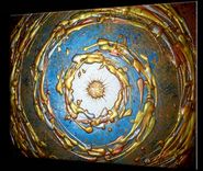 Abstract Blue Art, Gold Painting,Textured Original Modern Painting On Sale By Dan Lafferty - 24 X 30 4 small