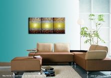 Original Large Abstract Gold Art, Metallic Textured Painting, Lafferty - 24x54 Sale 22% Off Sale 1 small