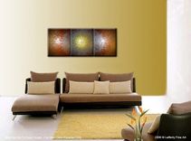Large Original Contemporary Abstract Gold Painting By Lafferty - 20x48, Sale 22% Off 3 small