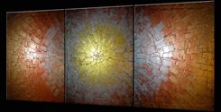 Large Original Contemporary Abstract Gold Painting By Lafferty - 20x48, Sale 22% Off 4 small