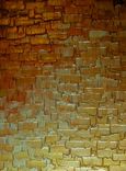 Huge Thick Textured Original Knife Painting-Gold Metallic Abstract Bronze Modern Impasto Art, 48x36 4 small