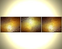 Abstract Painting, Textured Metallic Art, Large Gold Paintings, Original Bronze Reflective Paintings 1 small