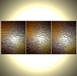 22% Off Palette Knife Painting, Original Abstract Silver Painting Lafferty - 24x54 1 small