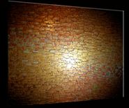 Original Thick Textured Painting By Dan Lafferty - Gold Metallic Abstract Bronze Modern Impasto 3 small
