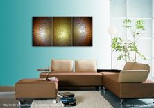 Palette Knife Painting, Abstract Art, Large Gold Art, Silver Artwork, Fine Art By Lafferty - 36x72 1 small