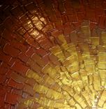 Abstract Metallic Gold Original Textured Painting By Lafferty - 30x72 2 small