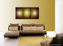 Abstract Metallic Art, Large Gold Original Painting, Textured Contemporary Art Lafferty - 72x36 4 small