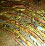 Abstract Blue Gold Textured Original Modern Painting On Sale By Dan Lafferty - 24 X 54 3 small