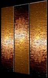 Original Large Textured Painting Contemporary Gold Metallic Abstract Impasto Palette Knife - 36x48 1 small
