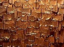 Original Large Textured Painting Contemporary Gold Metallic Abstract Impasto Palette Knife - 36x48 3 small