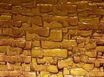 Original Large Textured Painting Contemporary Gold Metallic Abstract Impasto Palette Knife - 36x48 5 small