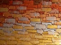 Original Gold Painting, Abstract Palette Knife Art, Contemporary Impasto, Metallic Texture - 48x24 1 small
