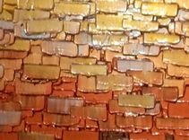 Original Gold Painting, Abstract Palette Knife Art, Contemporary Impasto, Metallic Texture - 48x24 3 small